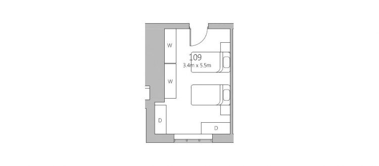 Room109 floorplan